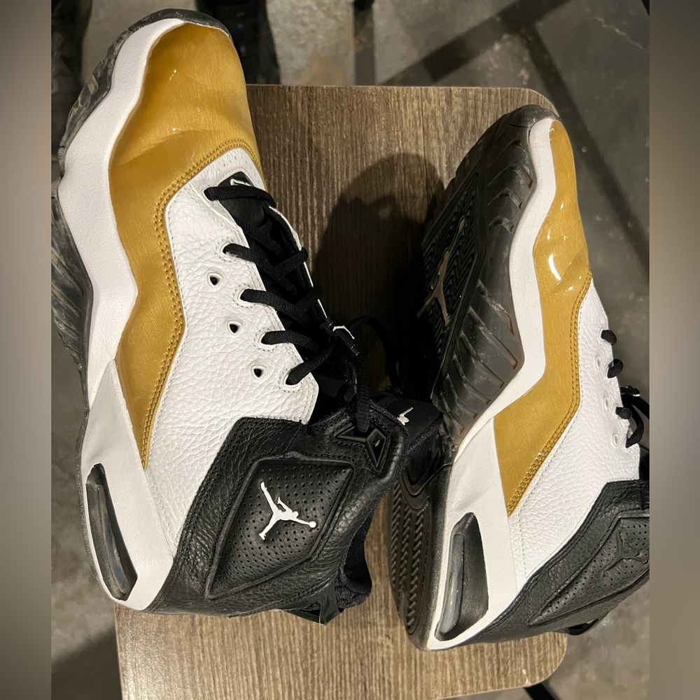 Black & Gold Jordans